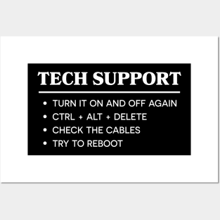 TECH SUPPORT Posters and Art